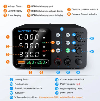 0-60V 5A Charger Power Supply  - Pylontech US2000 BMS Activation & Cell Balancing