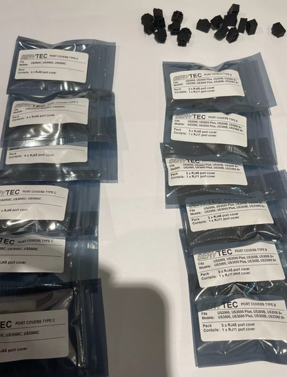 Silicone Moulded Port Covers for Pylontech Batteries