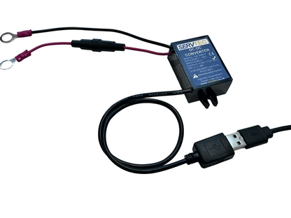 48V to 5V 3A DC-DC Converter | USB Power Supply for Raspberry Pi, Serial Device, Home Assistant | Inverter Battery Input Compatible 8-85V Input