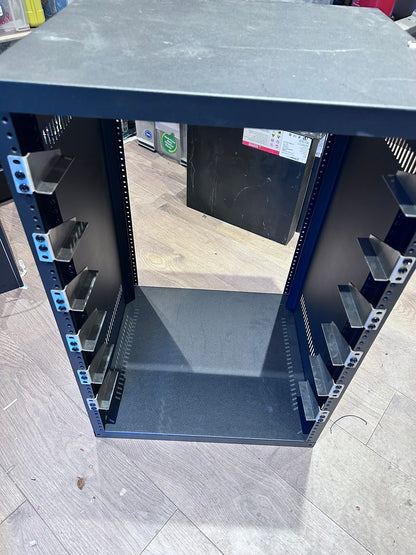 1U Short Shelf / Rear 19" Rack Mount Support Kit for Pylontech Battery – 45, 90 mm Deep, Stainless Steel