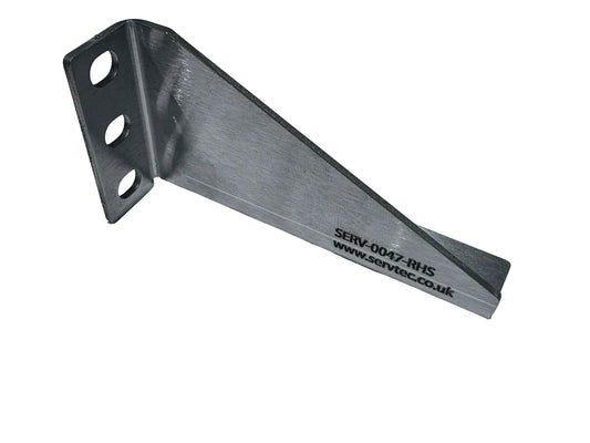 1U Short Shelf / Rear 19" Rack Mount Support Kit for Pylontech Battery – 45, 90 mm Deep, Stainless Steel